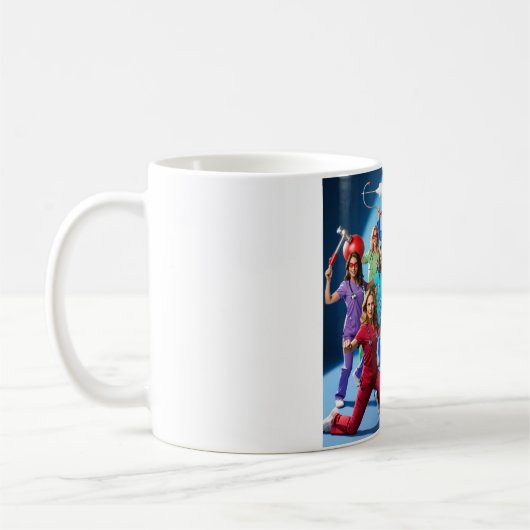 Superheroes in Scrubs Mug - Celebrate Médicale Her (Gauche)