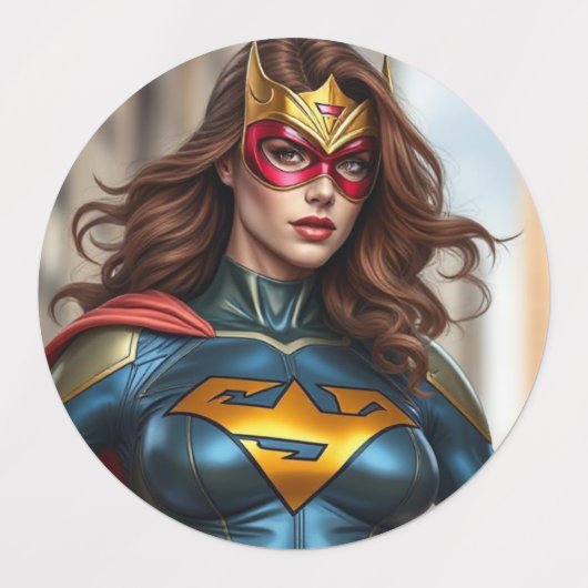 SuperHeroes Labels (Design 2)