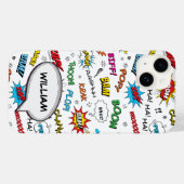 Superheroes strippatroon Case-Mate iPhone case (Achterkant (horizontaal))