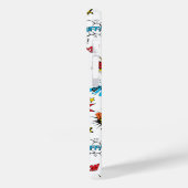 Superheroes strippatroon Case-Mate iPhone case (Achterkant / Links)
