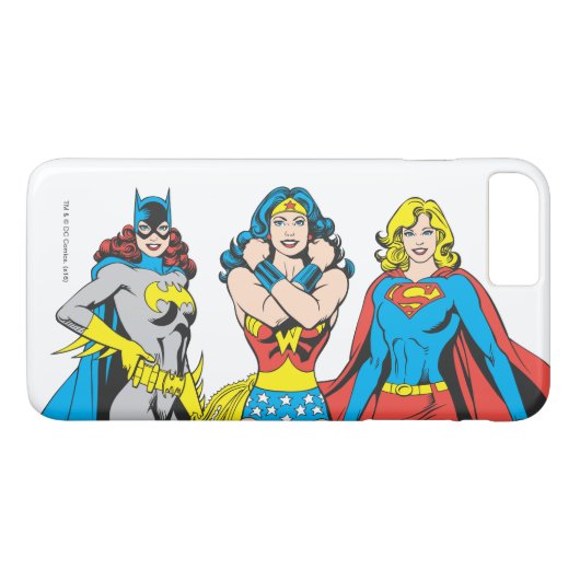 Superheroïne Pose Case-Mate iPhone Case (Achterkant (Horizontaal))