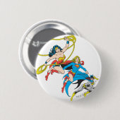 Superheroïnelep Ronde Button 5,7 Cm (Voorkant /achterkant)