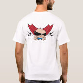 Superhéros en formation T-shirt noir (Dos)