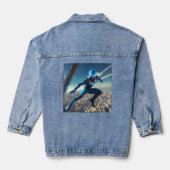 Superhéros futuriste Denim Jacket (Verso)
