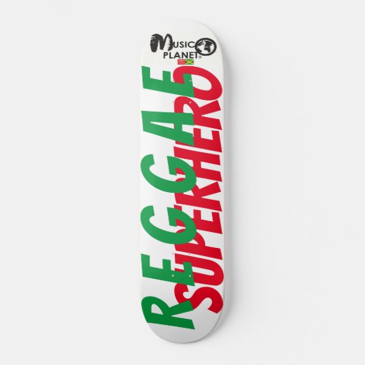 SUPERHÉROS REGGAE / TST Skateboard (Recto)