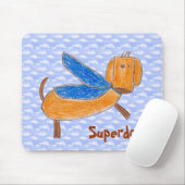 Superhond! (Maggie) muispad Muismat (Met muis)