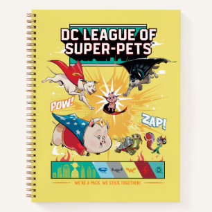 Superhuisdieren: We zijn een pak, we steken samen! Notitieboek