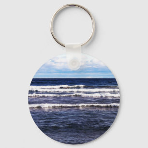 Superieur-witte Petten Sleutelhanger