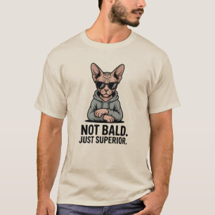 Superieure Sphynx Kat Sarcastische Houding Kunst T-shirt