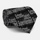 Superintendendent-schoolspecialist Stropdas (Opgerold)
