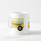 Superintendent Gift (schoolbus) Koffiemok (Voorkant links)
