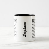 Superintendent Tweekleurige Koffiemok (Center)