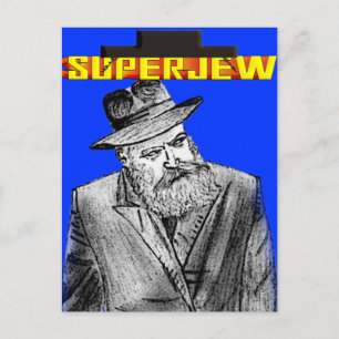 SuperJew Briefkaart