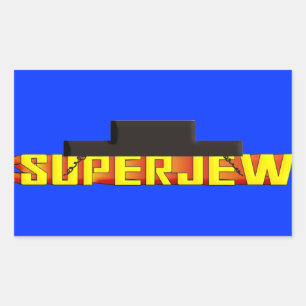 SuperJew Rechthoekige Sticker