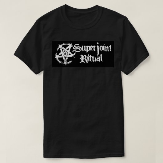 Superjoint Ritual Band Logo Sticker T-shirt (Design voorkant)