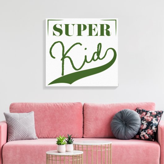 SuperKind Canvas Afdruk (Insitu (Woonkamer))