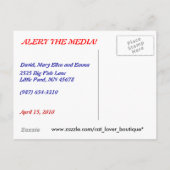 Superkitty adreswijziging aankondigingskaart (Achterkant)