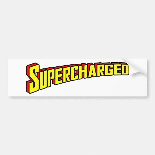 Superladen Bumpersticker (Voorkant)