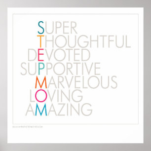 Superlatief Stepmama-Poster Poster