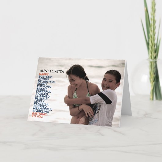 Superlatieve verjaardag! kaart (Voorkant)