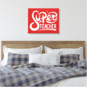 Superleraar Canvas Afdruk (Insitu (Slaapkamer))