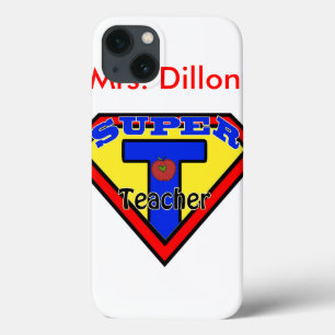 Superleraar iPad-draagtas iPhone 13 Hoesje