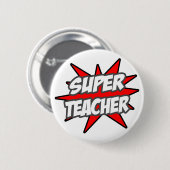 Superleraar Ronde Button 5,7 Cm (Voorkant /achterkant)