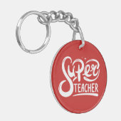 Superleraar Sleutelhanger (Voorkant Links)