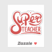 Superleraar Sticker (Vel)