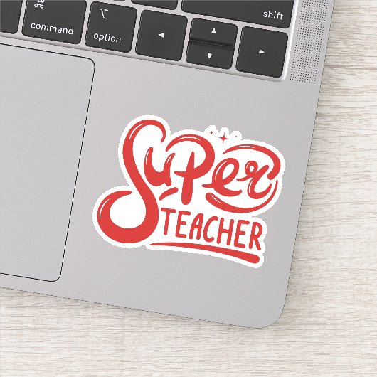 Superleraar Sticker (Detail)