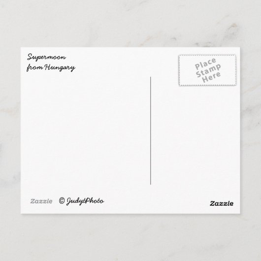 Supermaan Briefkaart (Achterkant)