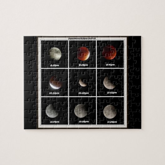 Supermaan en Eclipse Legpuzzel (Horizontaal)