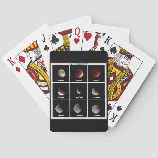 Supermaan en Eclipse Pokerkaarten (Achterkant)