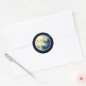 Supermaan! Ronde Sticker (Envelop)