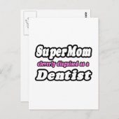 SuperMam...Dentist Briefkaart (Voorkant / Achterkant)