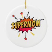Supermam Retro Comic Pop Art | ORNAMENT (Achterkant)