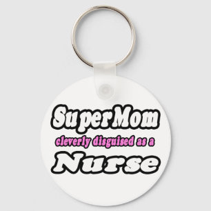 SuperMam...Verpleegster Sleutelhanger