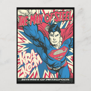Superman 12 briefkaart
