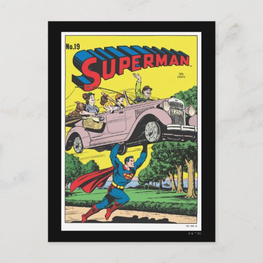Superman #19 briefkaart (Voorkant)