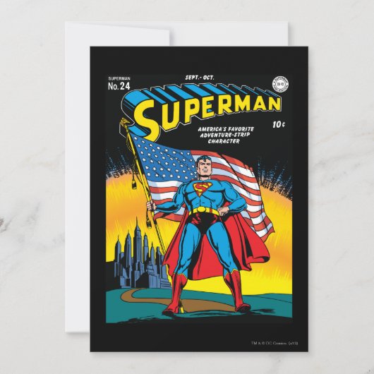 Superman #24 kaart (Voorkant)