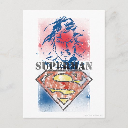Superman 28 briefkaart (Voorkant)