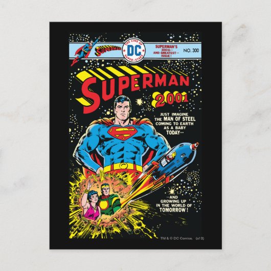 Superman #300 briefkaart (Voorkant)