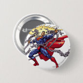 Superman 52 ronde button 5,7 cm (Voorkant /achterkant)