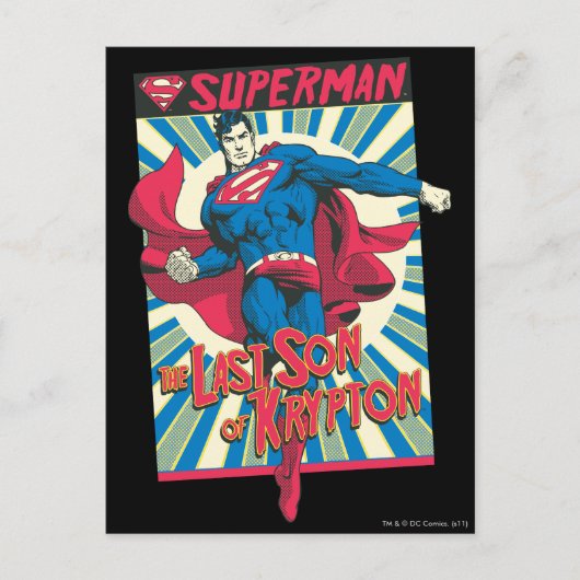 Superman 56 briefkaart (Voorkant)