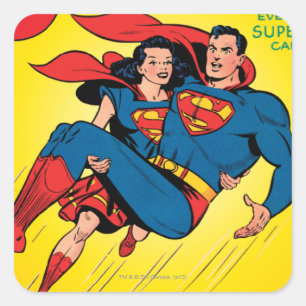 Superman #57 vierkante sticker