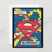 Superman 66 briefkaart (Voorkant / Achterkant)