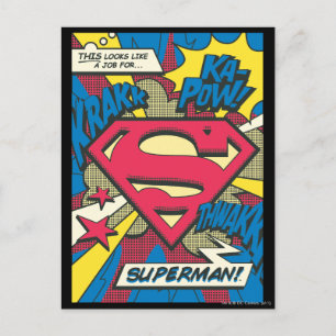 Superman 66 briefkaart