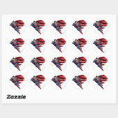Superman 73 ronde sticker (Vel)