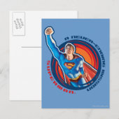 Superman A-missie zonder einde Briefkaart (Voorkant / Achterkant)