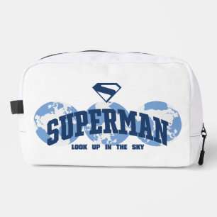 Superman aan de overkant van het Wereldbol Toilettasje